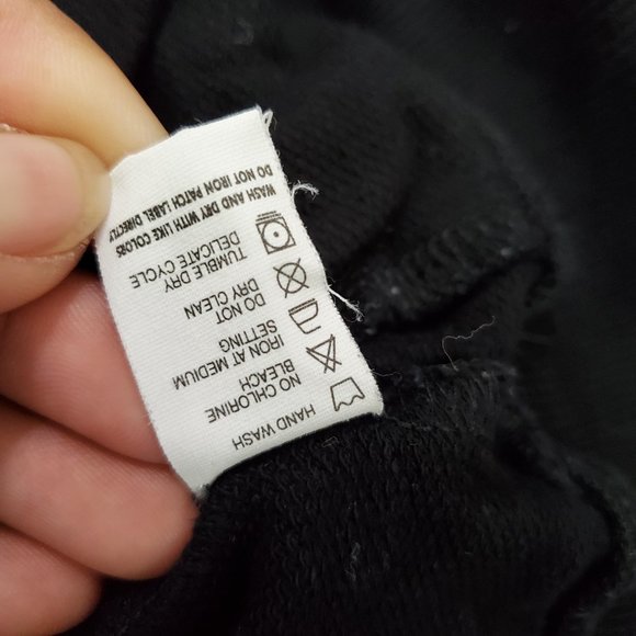 VINTAGE Tribal Gear Men Sweatshirt Large Black Hoodie Logo Embroidered Full Zip - Picture 13 of 13